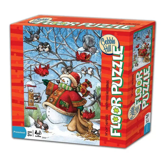Frosty & His Friends 48 Piece Floor Jigsaw Puzzle Cobble Hill - BIG FRENCHIES