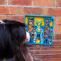 Waiting Dogs eTray - Shallow Slow Feeder Bowl for Enrichment | USA Made - BIG FRENCHIES