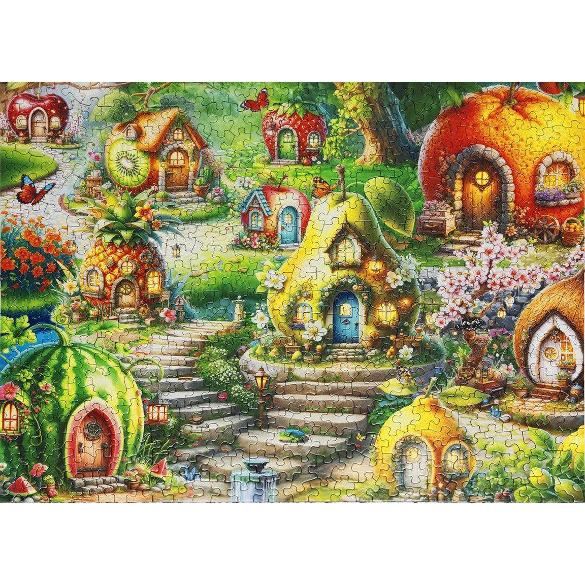 Fruitful Dream Village 500 Piece Jigsaw Puzzle Springbok - BIG FRENCHIES