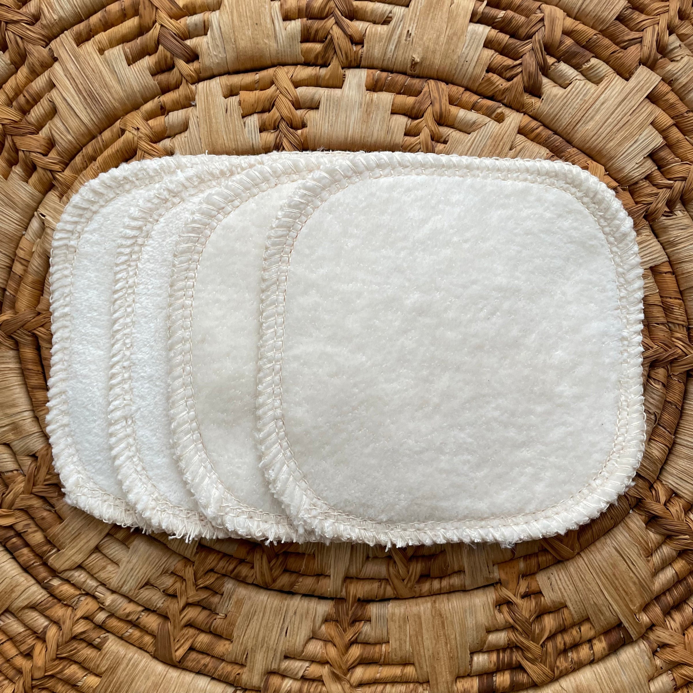 Organic Cotton Reusable Cotton Rounds | Velour + Terry - BIG FRENCHIES
