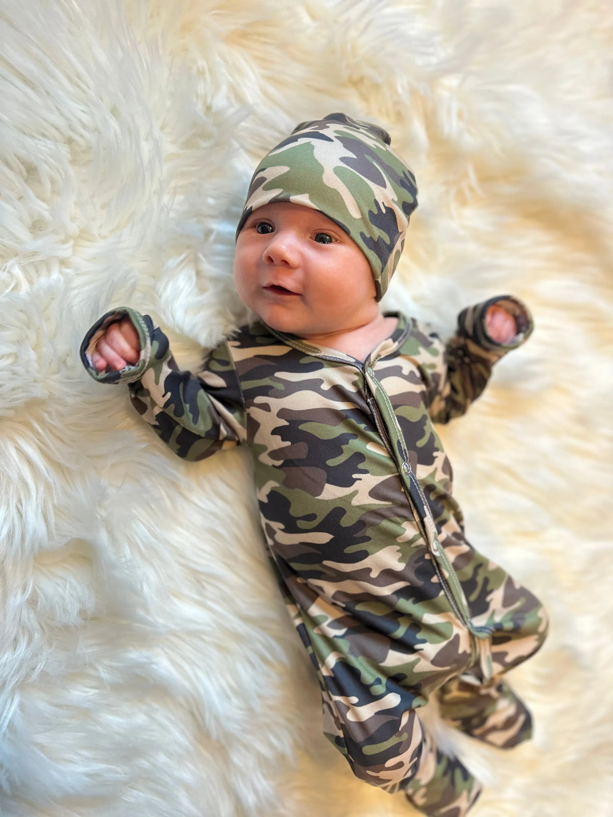 NEWBORN camo sleeper Set - BIG FRENCHIES