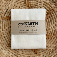 Organic Cotton Face Cloth | Cloud - BIG FRENCHIES