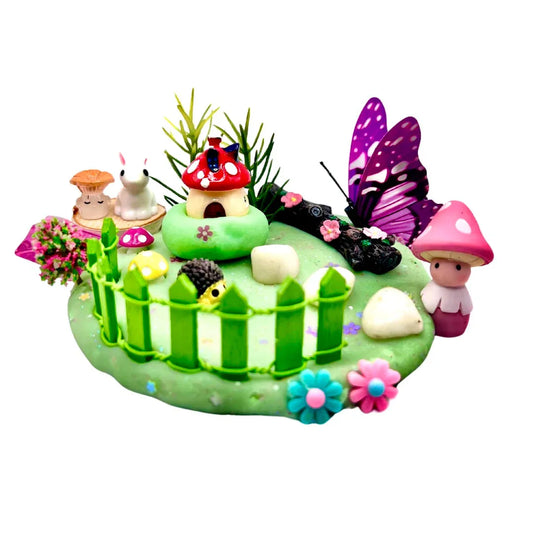 Special Edition Jar: Fairy Garden Playdough Sensory Toy Kit - BIG FRENCHIES