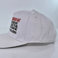 This Is My Hangover Hat Custom Embroidered white SnapBack cap hat