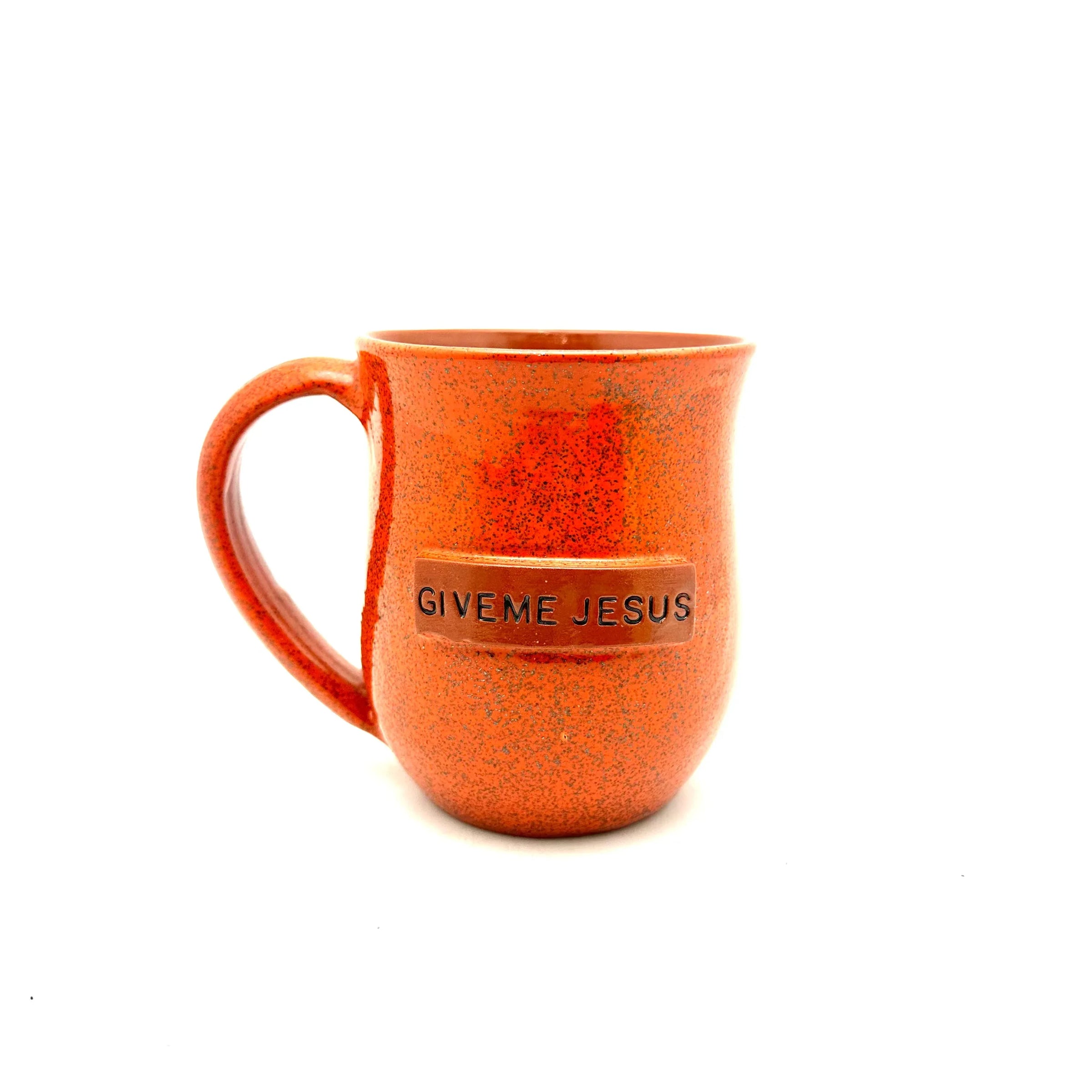 Give Me Jesus Mug - Glitter Orange - BIG FRENCHIES