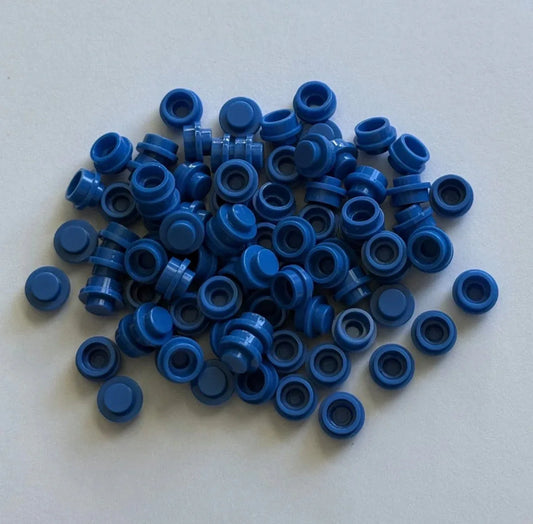 Blue 4073 1x1 Round Plate Brick – Choose Quantity – LEGO® Compatible Bulk Lot - BIG FRENCHIES