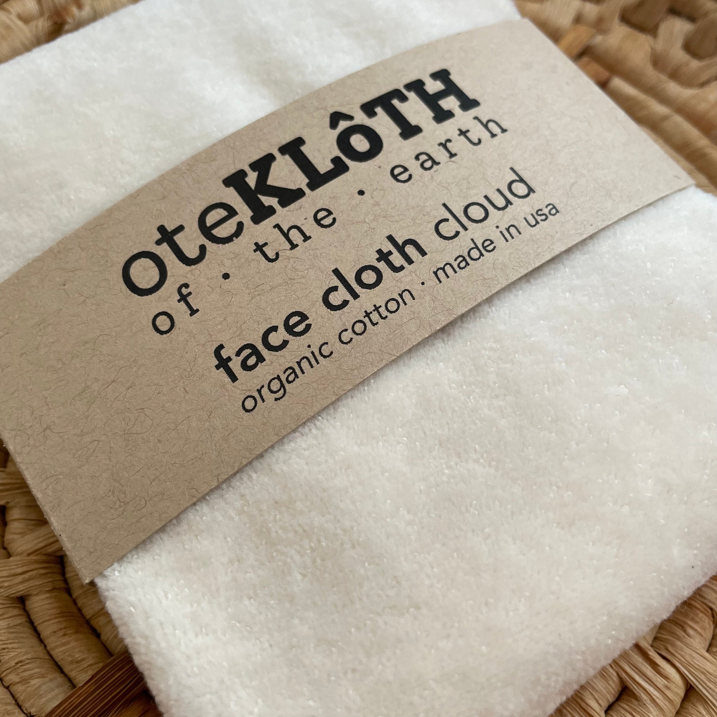 Organic Cotton Face Cloth | Cloud - BIG FRENCHIES