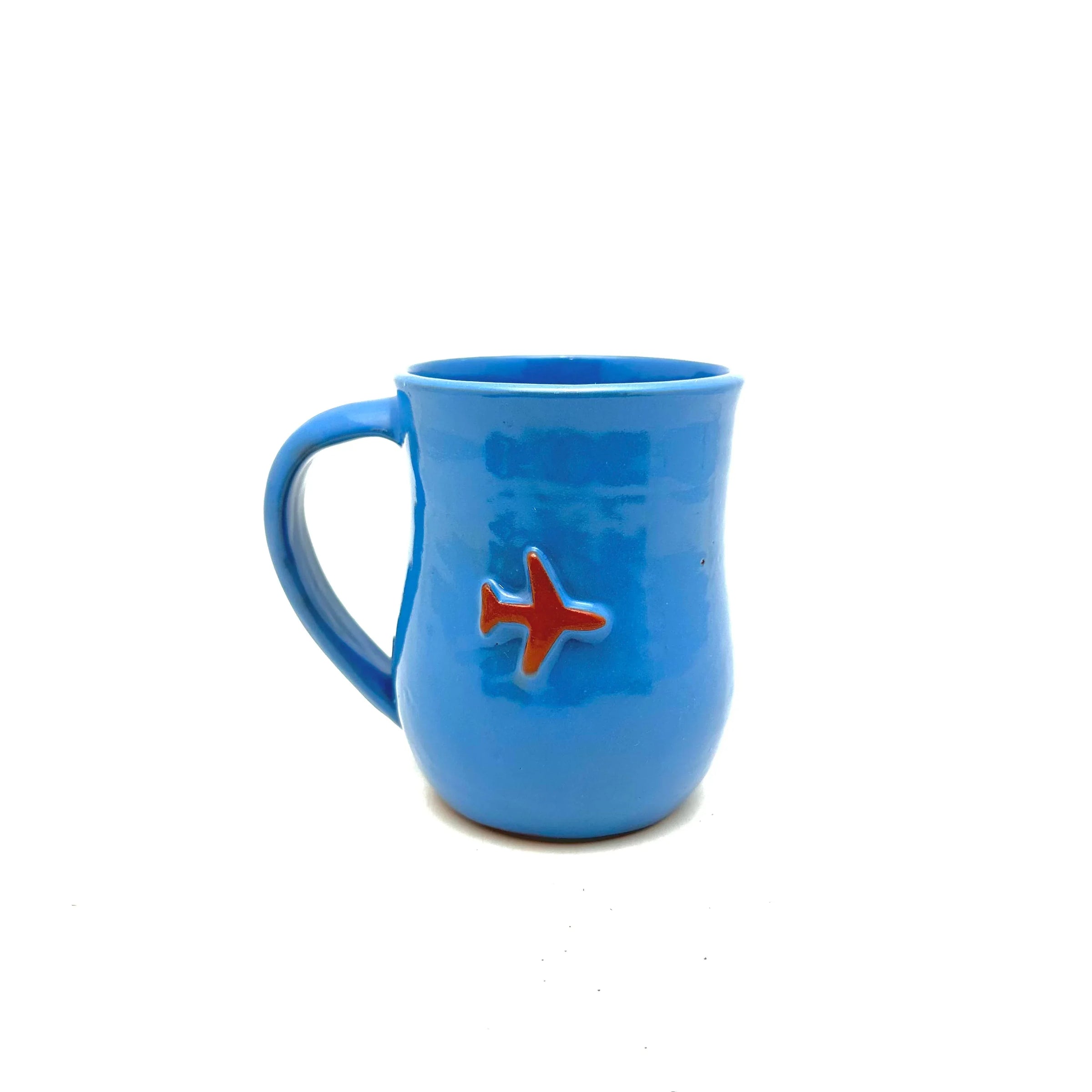 Airplane Mug- Blue - BIG FRENCHIES