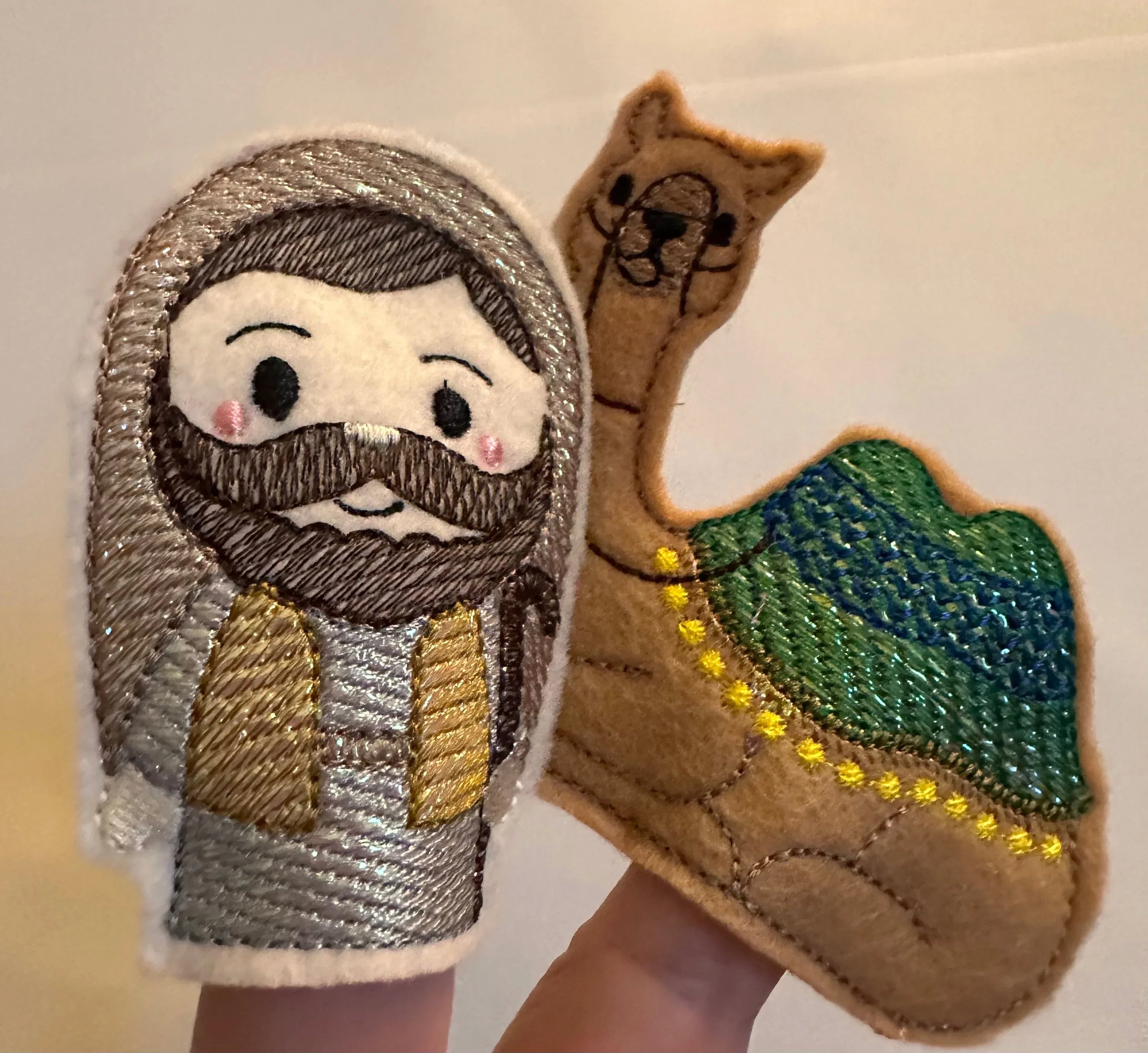 Nativity Finger Puppets Quiet Book, Religious Story Activity for Kids,
Felt and Mylar Christmas Gift - BIG FRENCHIES