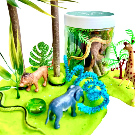 Jungle and Safari Animals Playdough Kit - BIG FRENCHIES