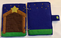 Nativity Finger Puppets Quiet Book, Religious Story Activity for Kids,
Felt and Mylar Christmas Gift - BIG FRENCHIES