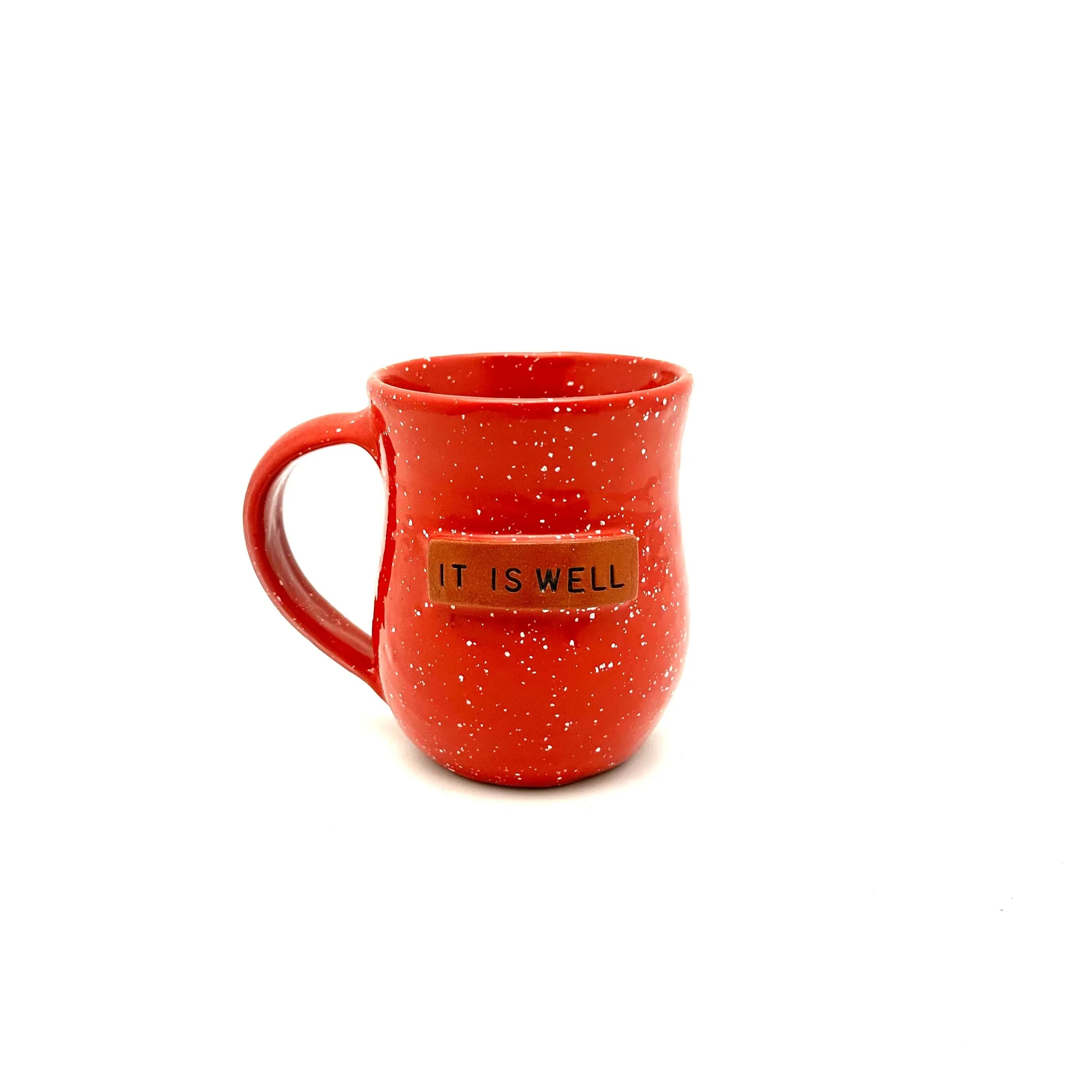 It Is Well Mug - Speckled Red - BIG FRENCHIES