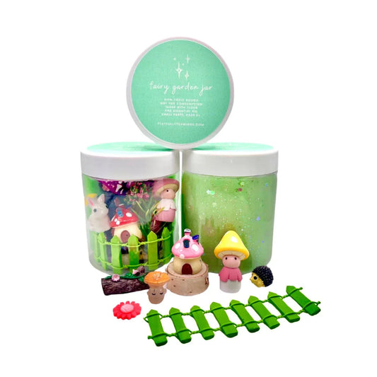 Special Edition Jar: Fairy Garden Playdough Sensory Toy Kit - BIG FRENCHIES