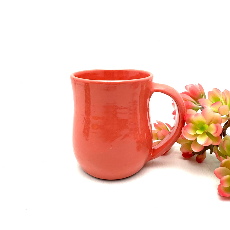 Handmade Mug - Coral Pink - BIG FRENCHIES