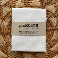 Organic Cotton Face Cloths | Woven - BIG FRENCHIES