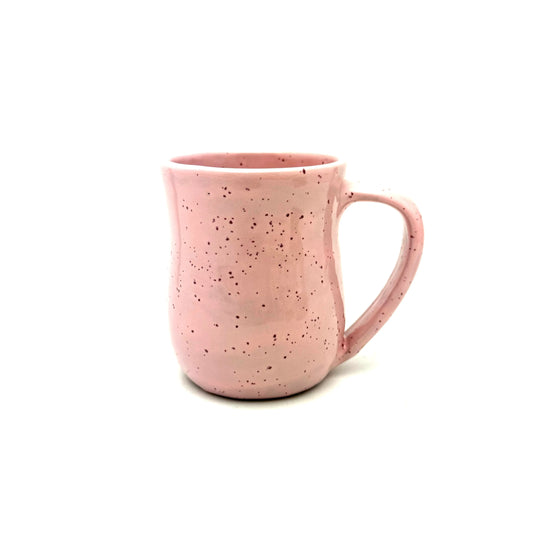 Handmade Mug - Speckled Pink a Boo - BIG FRENCHIES