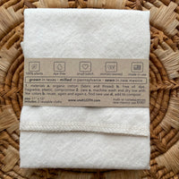 Organic Cotton Face Cloths | Woven - BIG FRENCHIES