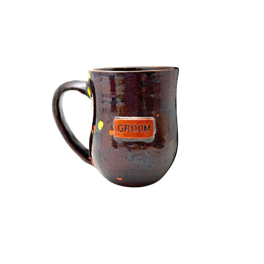 Groom Mug- Brown Sprinkles - BIG FRENCHIES