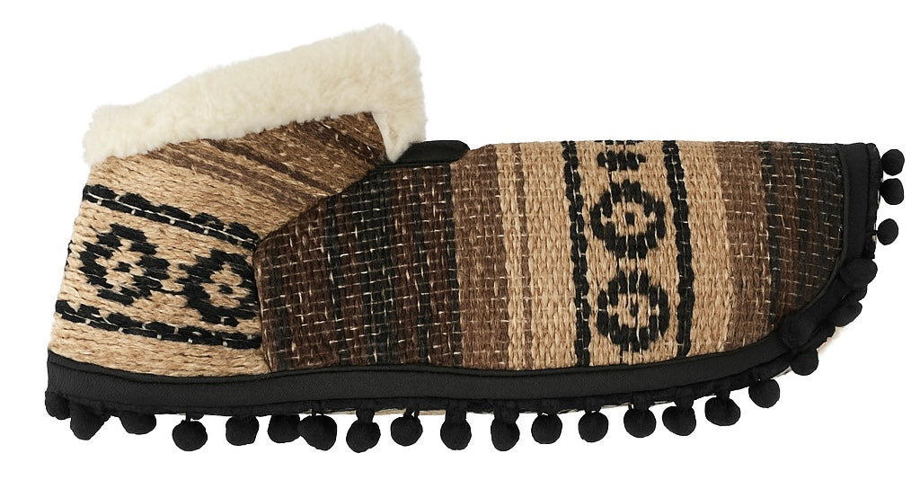 Dark Brown/Tan/Black Dog Poncho/Sarape with Fur