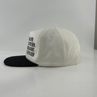 55 Burgers 55 Fries Pay It Forward Black/White SnapBack I Think You Should Leave custom embroidered