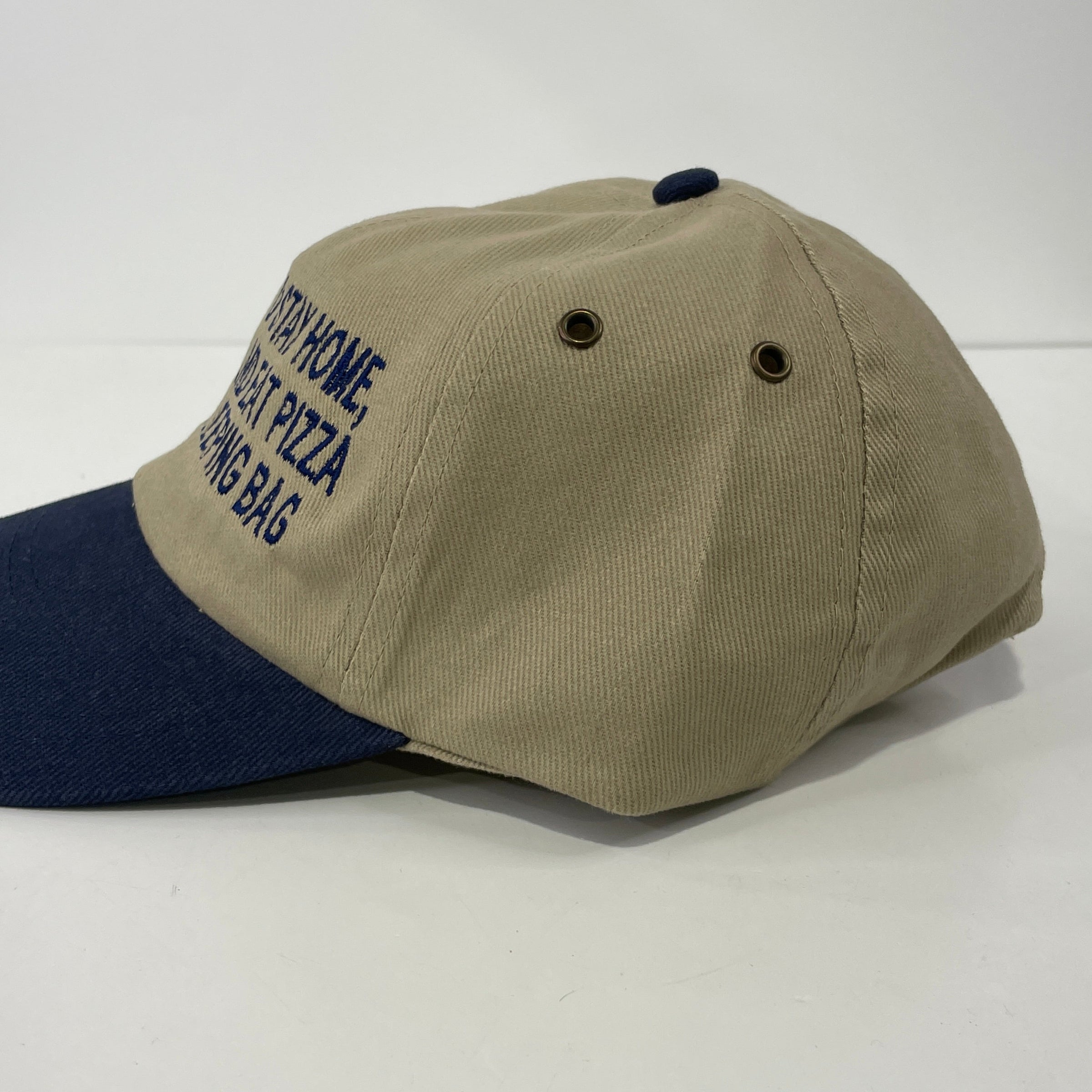 I just want to stay home and smoke and eat pizza rolls custom embroidered dad hat Strapback