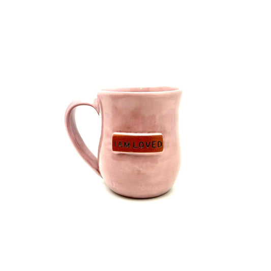 I am Loved Mug - Muted Pink - BIG FRENCHIES