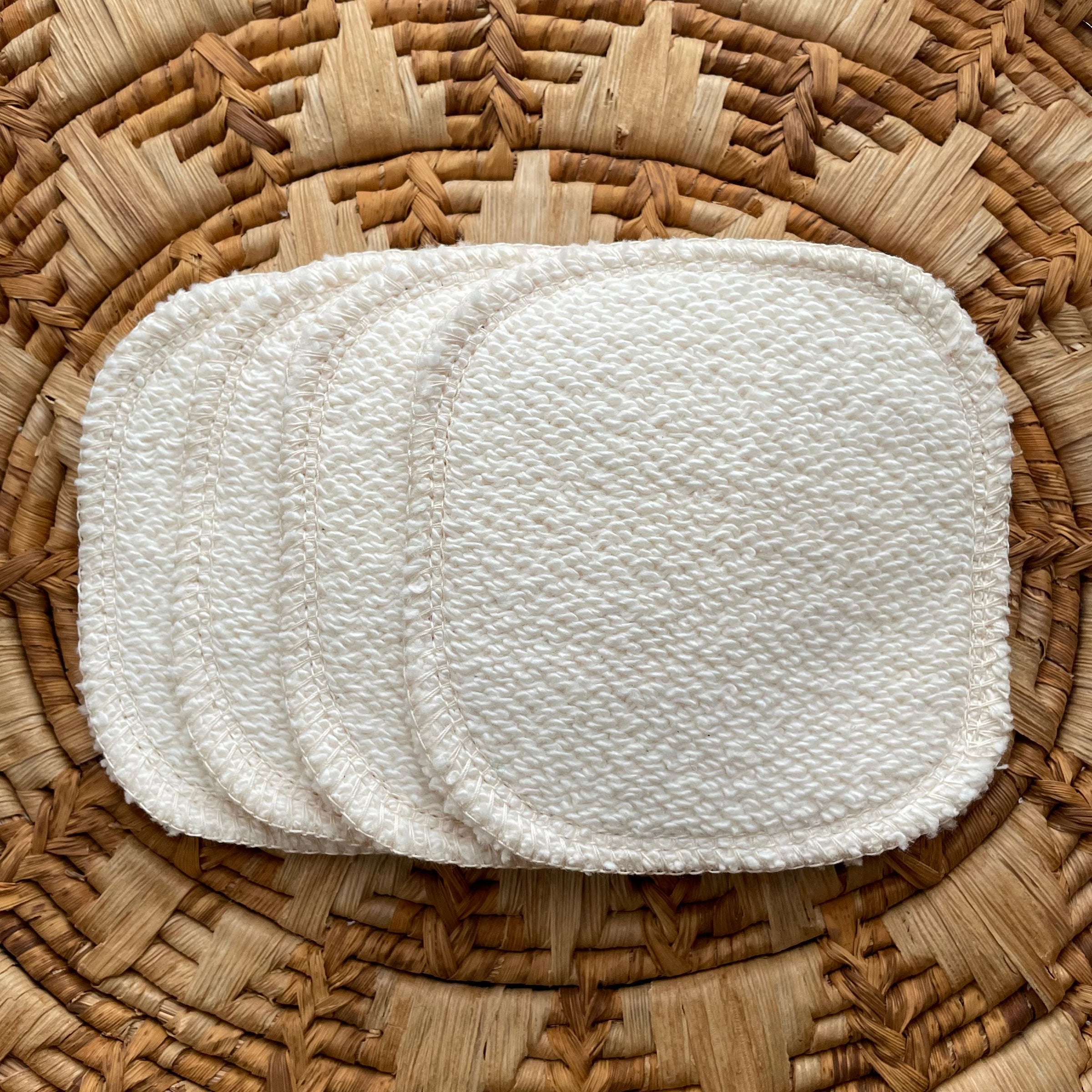 Organic Cotton Reusable Cotton Rounds | Terry - BIG FRENCHIES