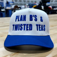 Plan B’s & Twisted Teas Blue Snapback Cap Hat Custom Embroidered