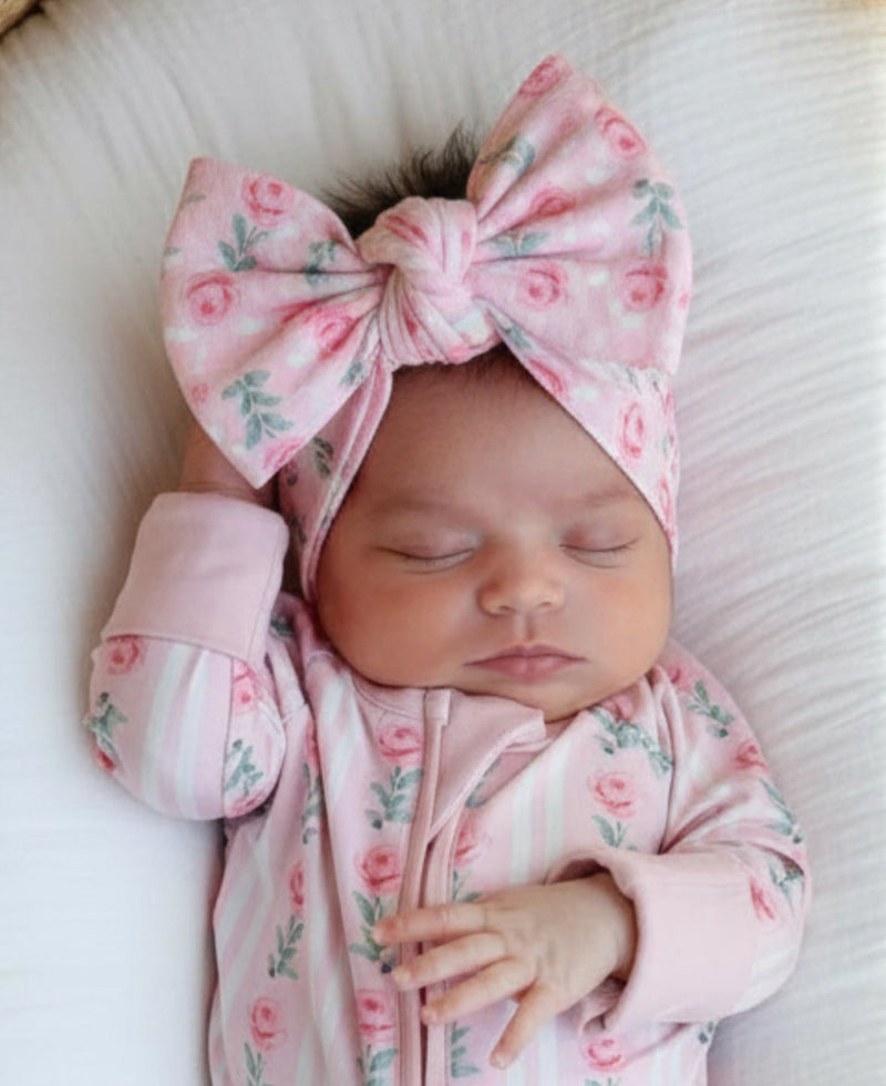 La Vie En Rose (Bow Headband) - BIG FRENCHIES