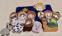 Nativity Finger Puppets Quiet Book, Religious Story Activity for Kids,
Felt and Mylar Christmas Gift - BIG FRENCHIES