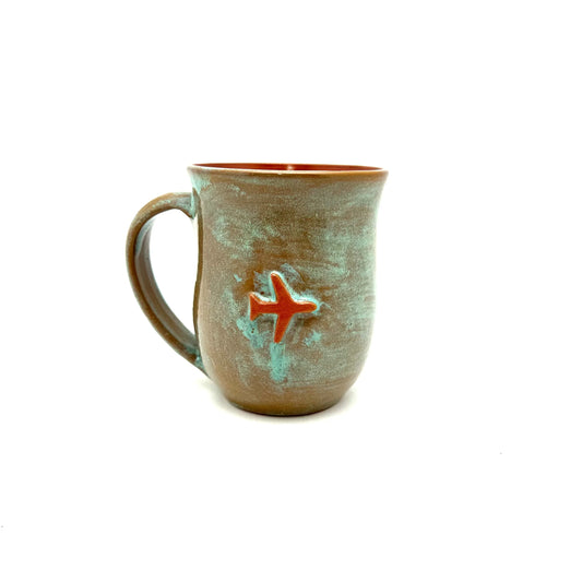 Airplane Mug- Patina - BIG FRENCHIES