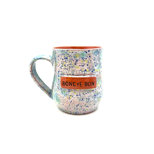 Bondye Bon Mug- “God is Good”- Watercolor Sprinkles - BIG FRENCHIES