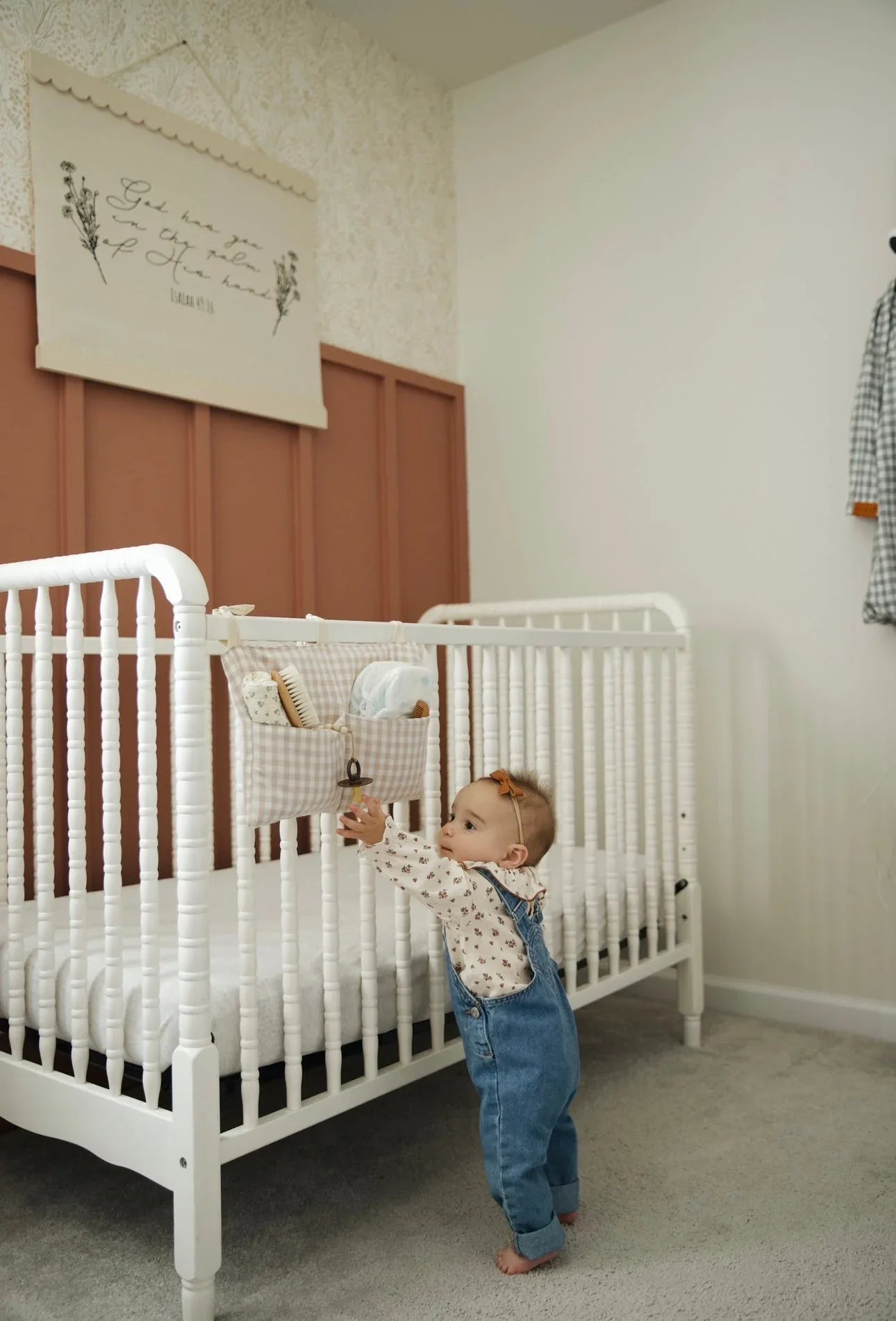Haven Baby Crib Diaper Caddy Storage Organizer Nursery Room - BIG FRENCHIES
