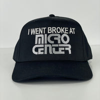 I went broke at micro center custom embroidered Funny Snapback Meme Hat