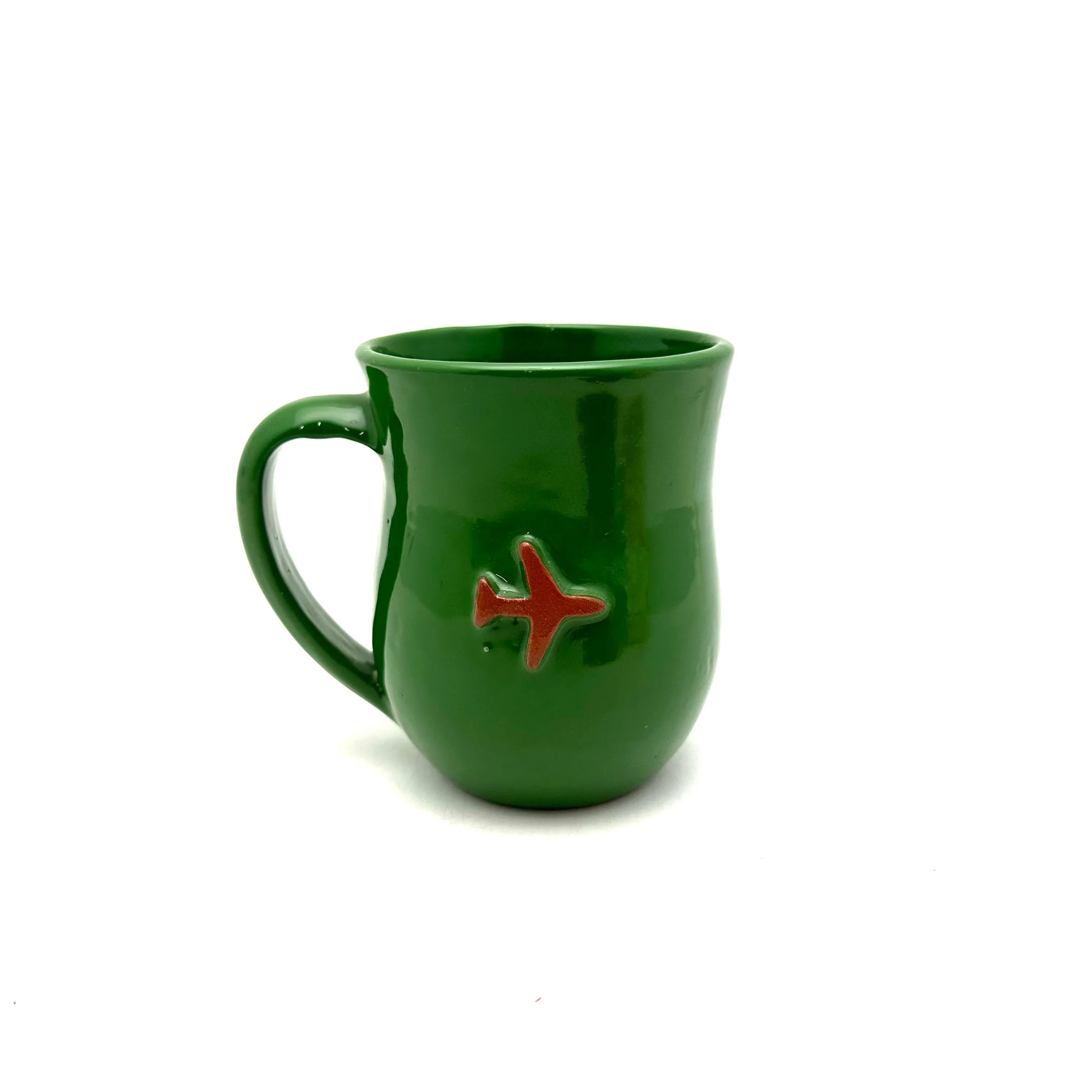 Airplane Mug- Green - BIG FRENCHIES
