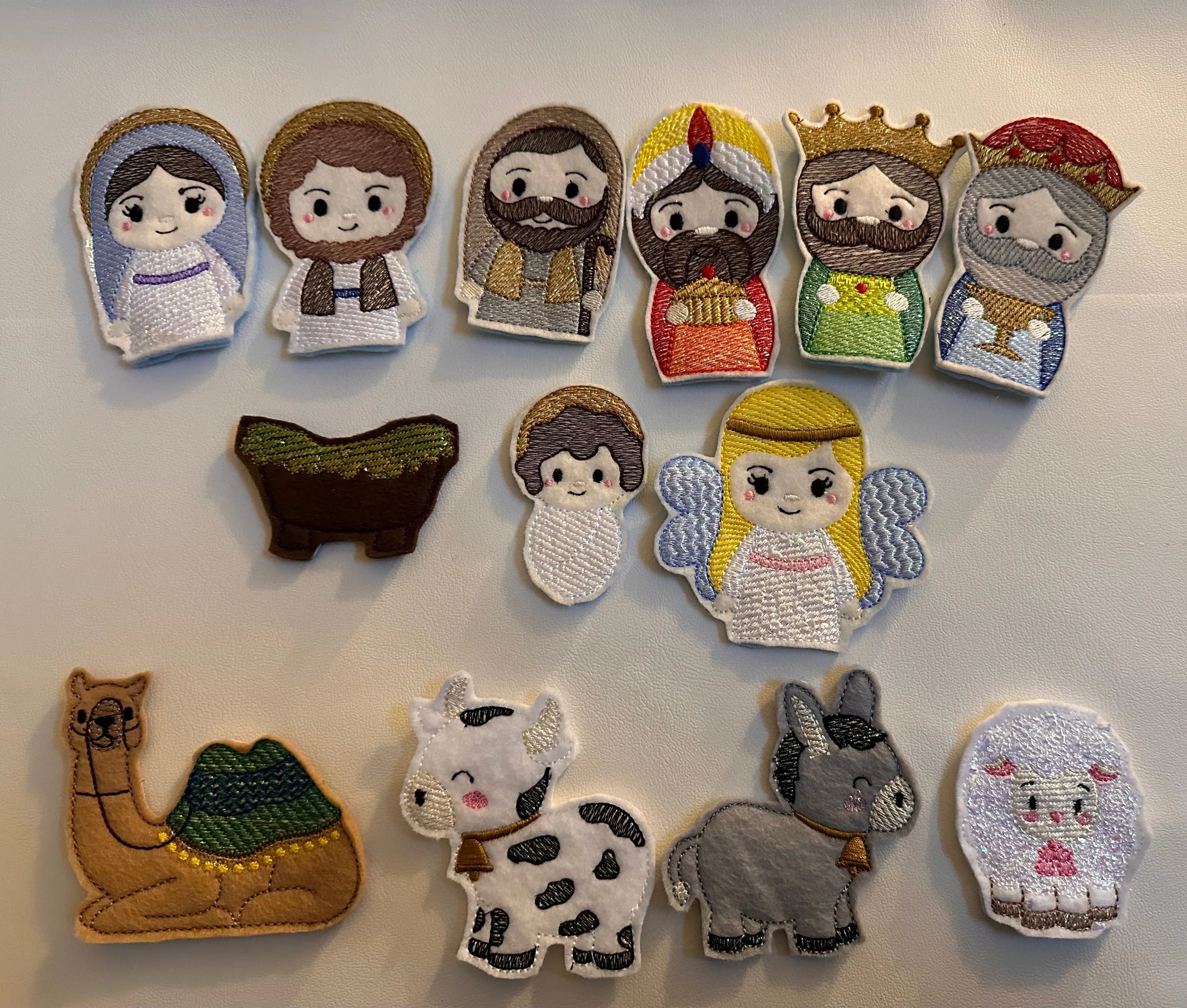 Nativity Finger Puppets Quiet Book, Religious Story Activity for Kids,
Felt and Mylar Christmas Gift - BIG FRENCHIES