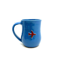 Airplane Mug- Blue - BIG FRENCHIES