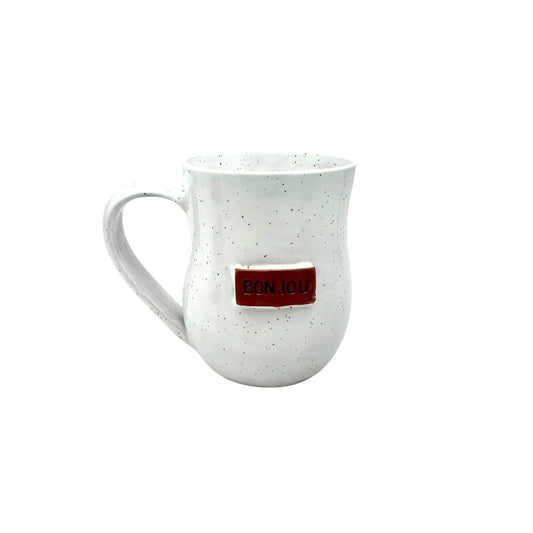 Bonjou Mug - White Sprinkles - BIG FRENCHIES