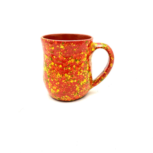 Handmade Mug - Red Explosion - BIG FRENCHIES