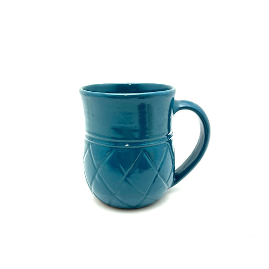 Teal Blue Ananas Mug - BIG FRENCHIES