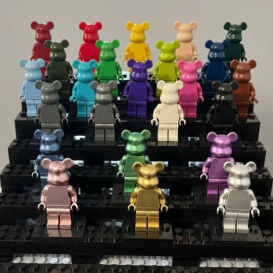 Bearbrick Monochrome Bear Minifigures – 20+ Vibrant Colors! - BIG FRENCHIES