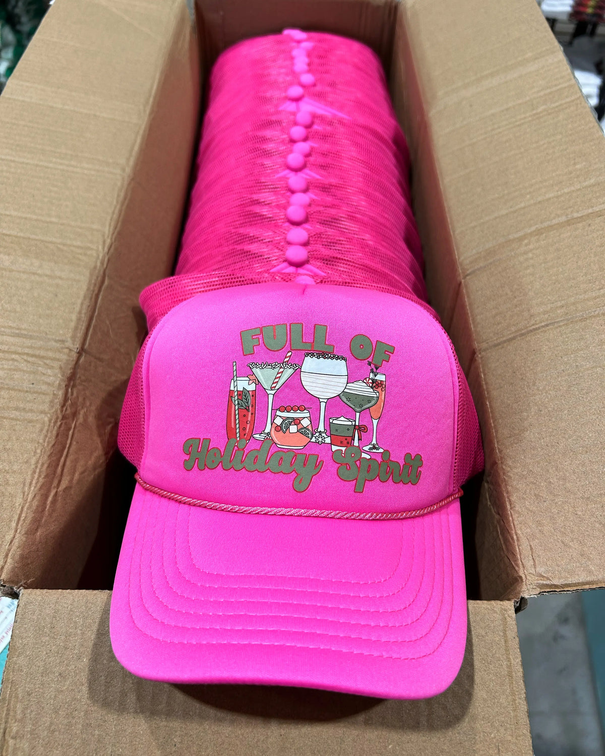 Full of Holiday Spirit Trucker - BIG FRENCHIES