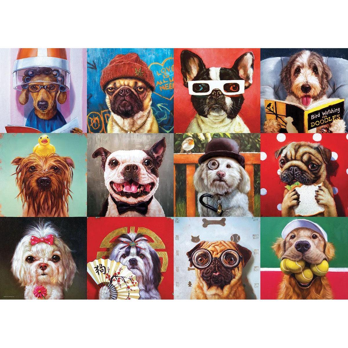 Funny Dogs 1000 Piece Jigsaw Puzzle Eurographics - BIG FRENCHIES