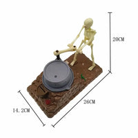 MEACAOFG Funny Piggy Bank Automatic Skull Ghost Grinding Creative Music Coin Money Saving Box Baby Kids Child Gift - BIG FRENCHIES