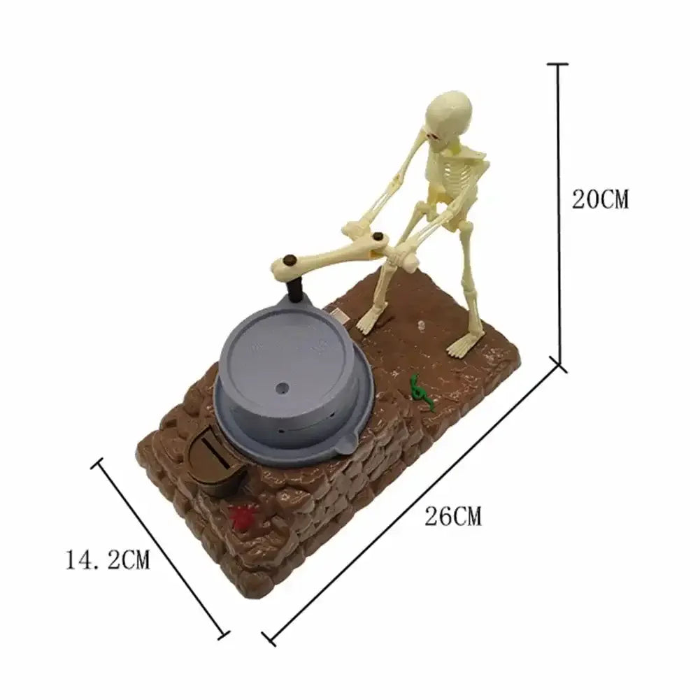 MEACAOFG Funny Piggy Bank Automatic Skull Ghost Grinding Creative Music Coin Money Saving Box Baby Kids Child Gift - BIG FRENCHIES