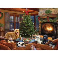 Furry Festivities 500 Piece Jigsaw Puzzle Cobble Hill