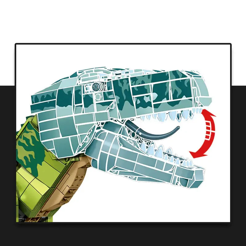 SEMBO BLOCK Tyrannosaurus Rex Dinosaur Building Blocks Toys - # BOT&G522510001 - BIG FRENCHIES