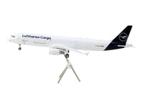 Airbus A321P2F Commercial Aircraft "Lufthansa Cargo" (D-AEUC) White with Blue Tail "Gemini 200" Series 1/200 Diecast Model Airplane by GeminiJets