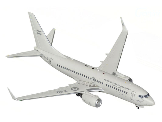 Boeing 737-700 Transport Aircraft "Fuerza Aerea Argentina (Air Force)" (T-99) Gray "Gemini 200" Series 1/200 Diecast Model Airplane by GeminiJets