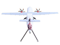 ATR 72-600 Commercial Aircraft "Loganair - Scotland's Airline" (G-LMTE) White with Red Plaid Tail "Gemini 200" Series 1/200 Diecast Model Airplane by GeminiJets